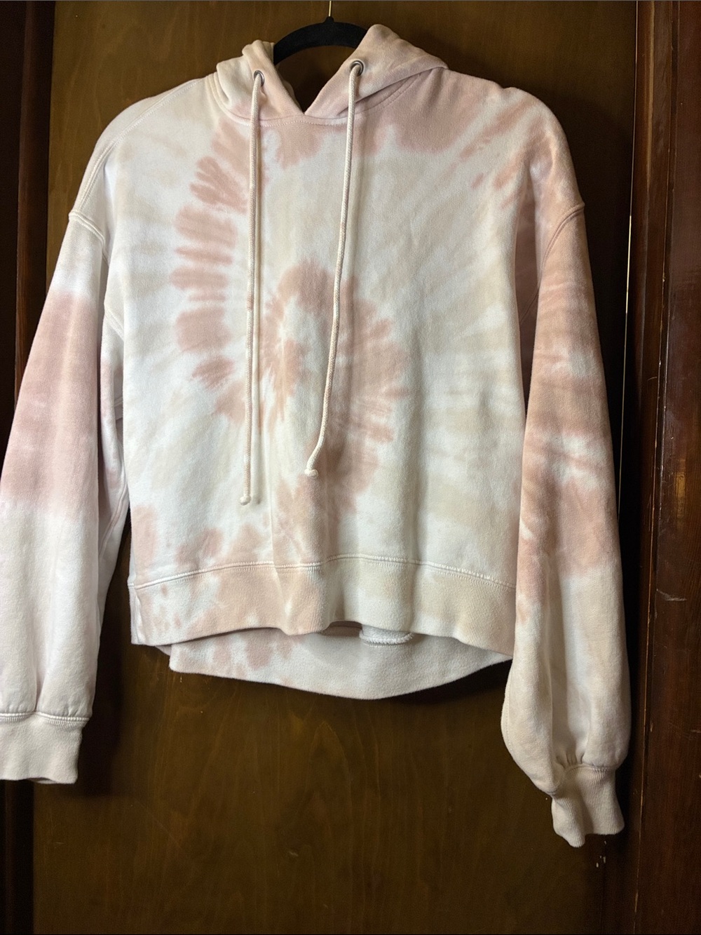 Abercrombie & Fitch Light Pink Tie-Dye Hoodie